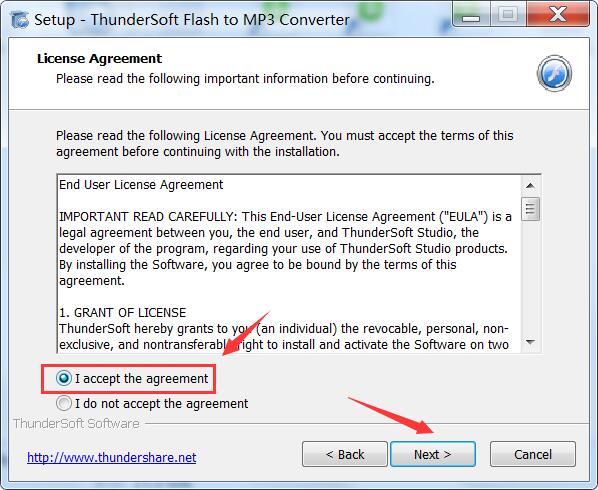 flashl转mp3工具ThunderSoft Flash to MP3 Converter安装及激活教程