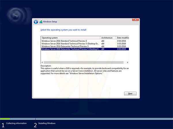 Windows Server 2016技术预览第五版(TP5)14291英文版镜像下载