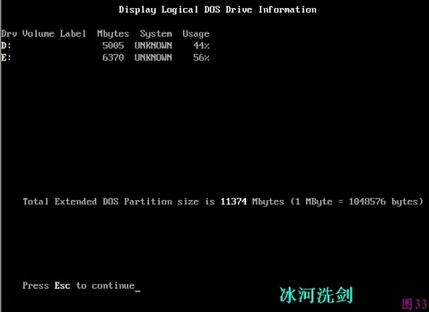 FDISK硬盘分区图解教程 图片已修复