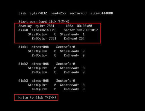 u盘启动盘中FBDISK(fixed bad disk)坏盘分区器使用教程