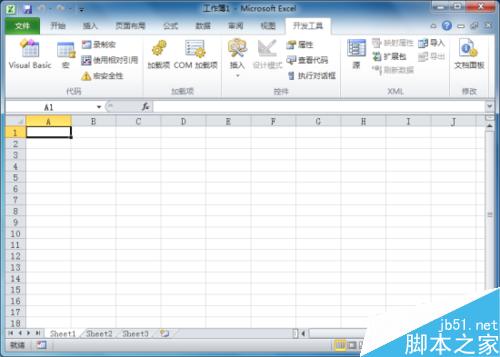 在Exce2010菜单选项卡功能区怎么显示开发工具选项卡?