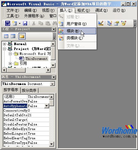 为Word宏添加VBA项目的数字证书签名