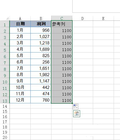 Excel 2013给图表添加参考线的图文教程
