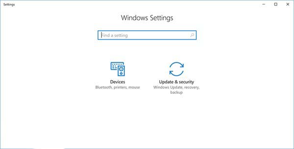 Win10创意者更新Modern设置面板项可单独隐藏