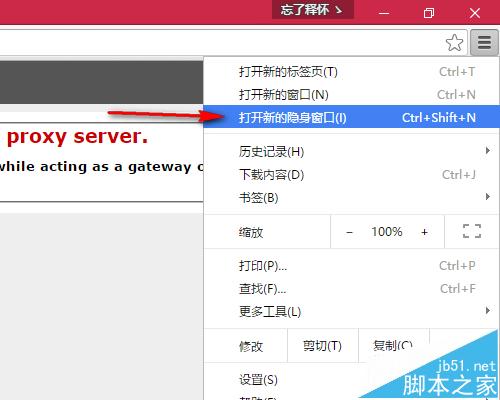 谷歌浏览器打不开网页提示Server Error 502 Bad Gateway怎么修复?