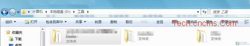 win7工具栏增加类似xp的复制粘贴按钮操作步骤