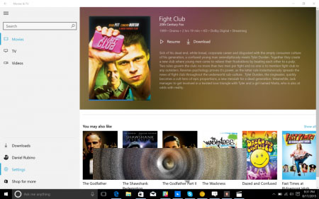 Win10版Groove音乐、电影与电视应用更新下载