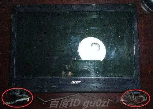 宏基aspire e1 471g笔记本屏幕拆解过程图解