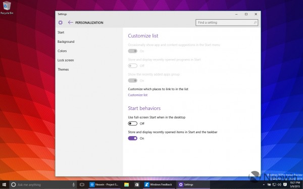 Win10 10114预览版开始菜单有哪些变化？
