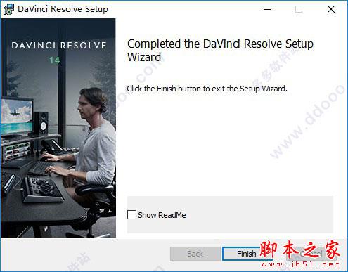 达芬奇调色软件davinci resolve 14中文免费版安装图文教程