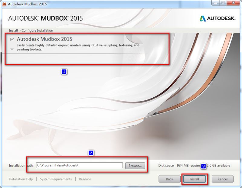 Autodesk Mudbox 2015怎么安装？Mudbox2015汉化安装破解图文教程