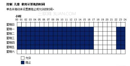 win7设置控制孩子的上网时间不让他一直在玩电脑