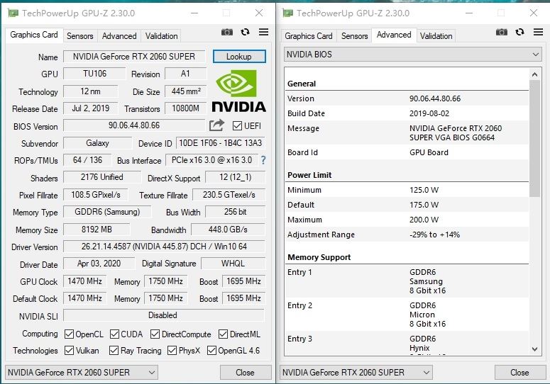 影驰RTX2060SUPER HOF Classic显卡性能详细图文评测