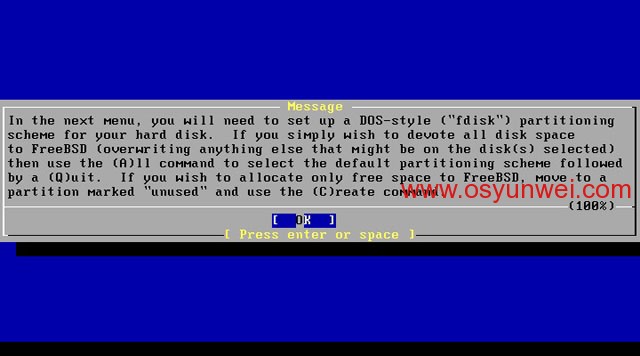 FreeBSD 8.2 安装教程图文详解