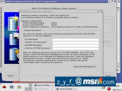 Linux oracle 9i图文安装教程六 完结篇