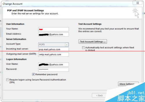 outlook 2013怎么设置雅虎邮箱只能收不能发的问题？