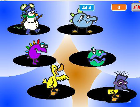 Scratch怎么做一个打地鼠游戏? Scratch小游戏编程技巧