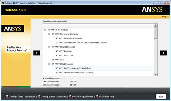 ANSYS 18.0怎么安装？ANSYS Products 18安装破解图文详细教程