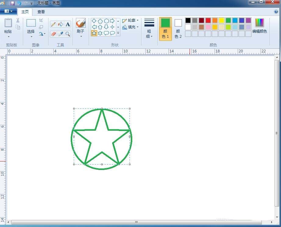 画图工具怎么快速五分之四圆弧?