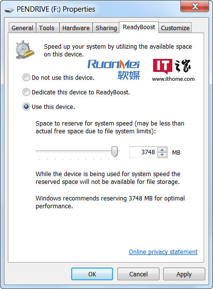 U盘真的可以给Win7/Win8系统加速吗？