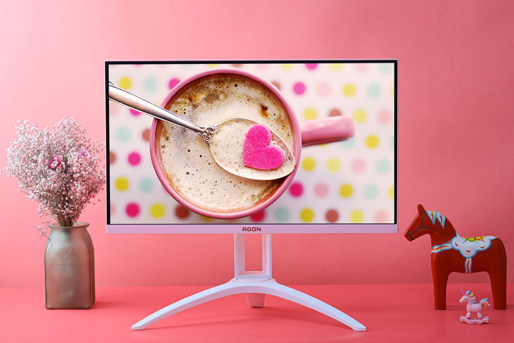 女性玩家的首选 爱攻AG273FXR幻影粉电竞显示器评测