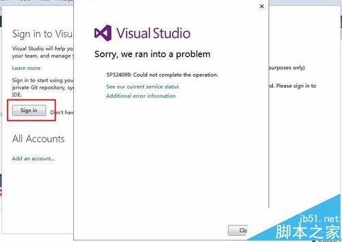 vs2015到期后提示sp324099错误该怎么办?
