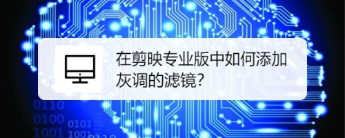 剪映专业版视频画面怎么添加灰调的滤镜? 剪映滤镜调色教程