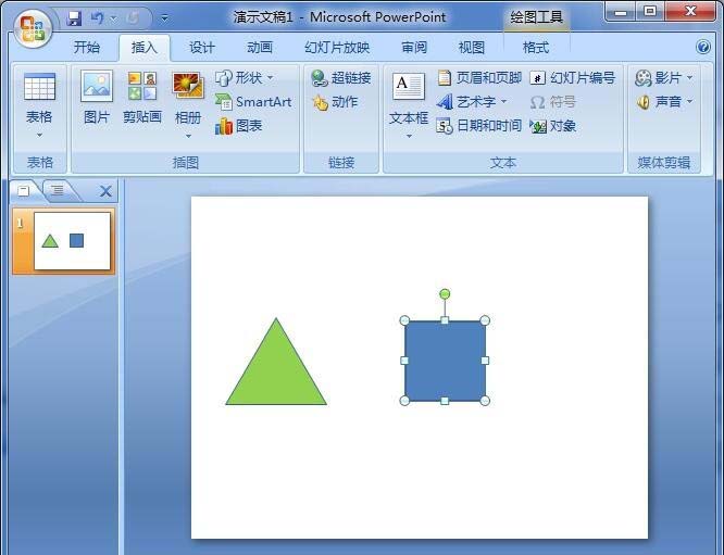 PPT怎么制作三角形变成正方形效果动画?
