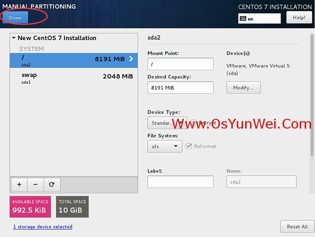 CentOS 7.2.1511 系统安装与配置图文教程
