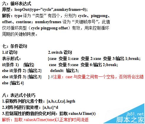 ae常用表达式语句的使用和解析