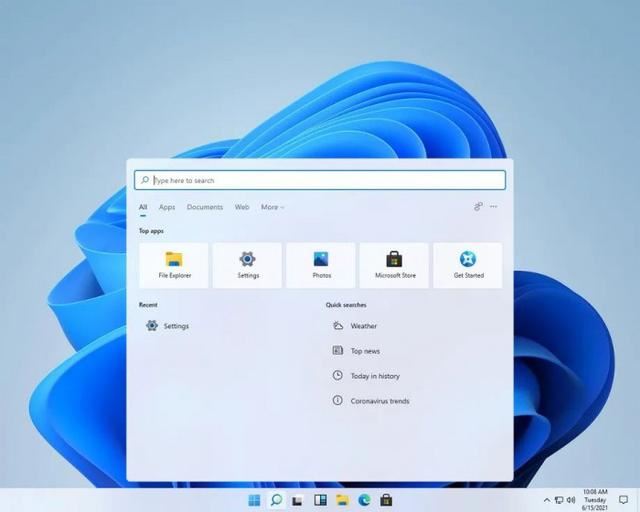 Windows 11上手初体验：任务栏和开始菜单等迎来大改