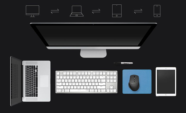 四台电脑之间轻松切换毫无压力 雷柏MT550三模无线光学鼠标深度评测