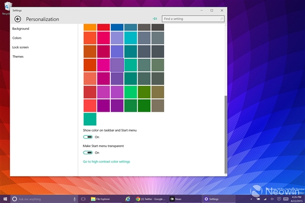 靓！Windows 10 Build 10061系统截图海量图赏
