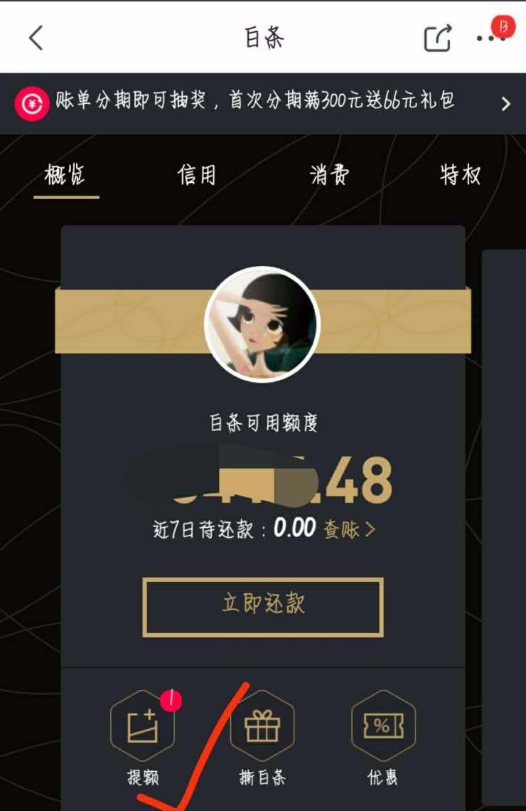 京东白条怎么提额包提升额度?