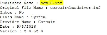Win10设备配频繁蓝屏提示"CorsairVBusDriver.sys"的解决办法