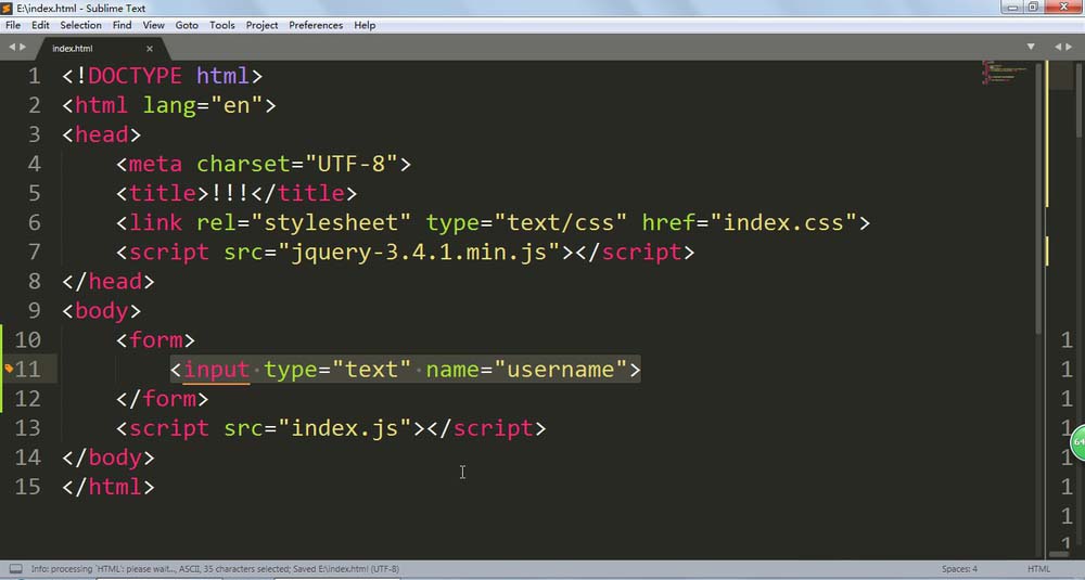 sublime text 3怎么制作账户密码信息模块?
