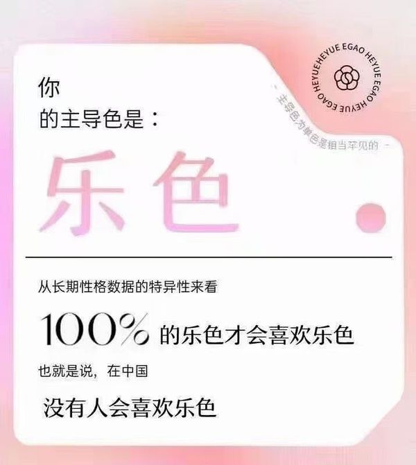网易云音乐性格主导色各种颜色含义是什么 性格主导色答案大全