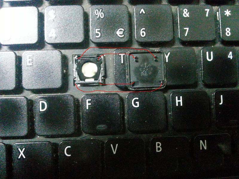 Acer4740g系列笔记本怎么安装键盘按键?