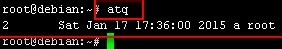 linux怎么用at命令编写简单的计划任务?