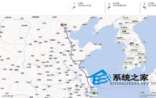 Win8使用内置地图应用查看路线教程