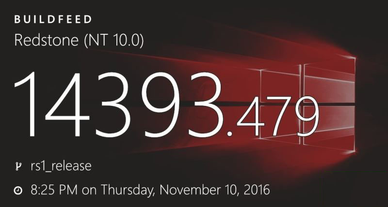 Win10 Mobile周年更新版本14393.479或为下一个累积更新