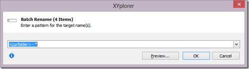 XYplorer 实用技巧：批量重命名使用方法