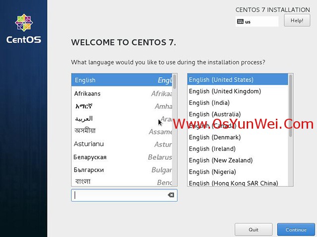 CentOS 7.2.1511 系统安装与配置图文教程