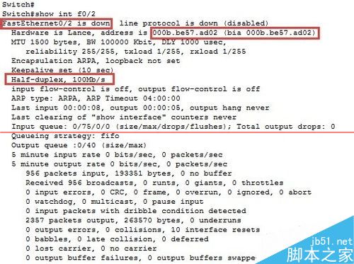 思科交换机怎么查看某个接口的配置？