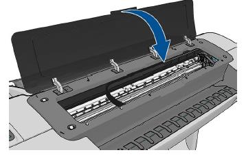 惠普Designjet Z5600打印机清洁打印头墨滴检测器的方法