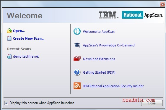 安全测试工具 IBM Rational AppScan 英文版使用详细说明(图文)