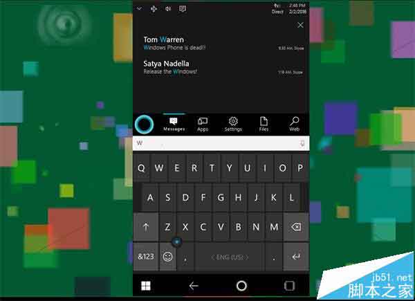 Win10 Mobile预览版14328中右滑开始屏幕/爆裂磁贴/分屏模式体验