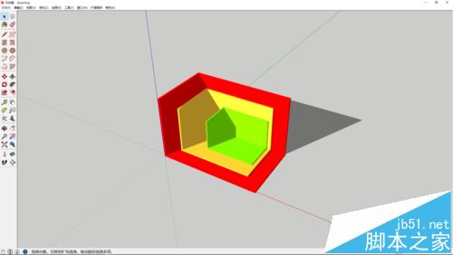 sketchup怎么设计组合书架/书架搁板?