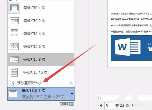 word2016如何缩放打印 word2016缩放打印的设置方法