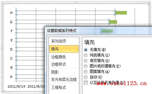 甘特图怎么画？Excel2010甘特图绘制方法（图文介绍）
